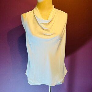 Amour Vert Cream Sleeveless Blouse